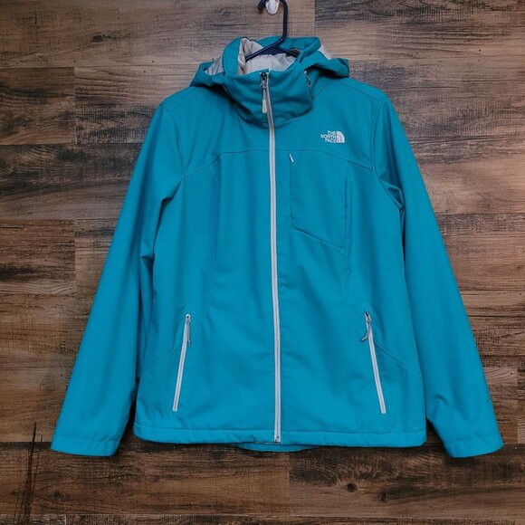 The North Face Windwall Prima Loft Jacket XL Soft Shell Cyan Blue Gorpcore - Picture 1 of 11